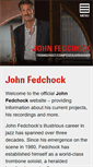 Mobile Screenshot of johnfedchock.com